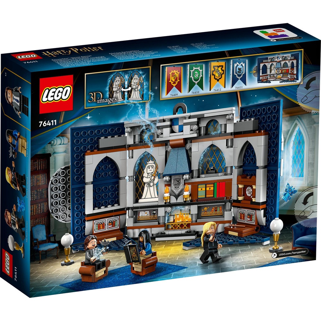 [Mã LIFEMC06CBAU giảm 50k đơn 350k] LEGO HARRY POTTER 76411 Bộ cờ Nhà Ravenclaw™ (305 chi tiết)