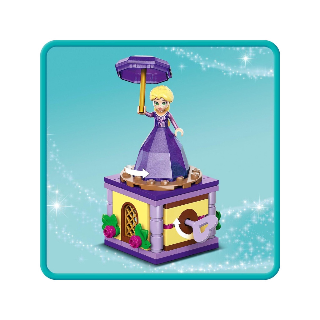 [Mã LIFEMC06CBAU giảm 50k đơn 350k] LEGO Disney Princess 43214 Hộp Xoay Công Chúa Rapunzel