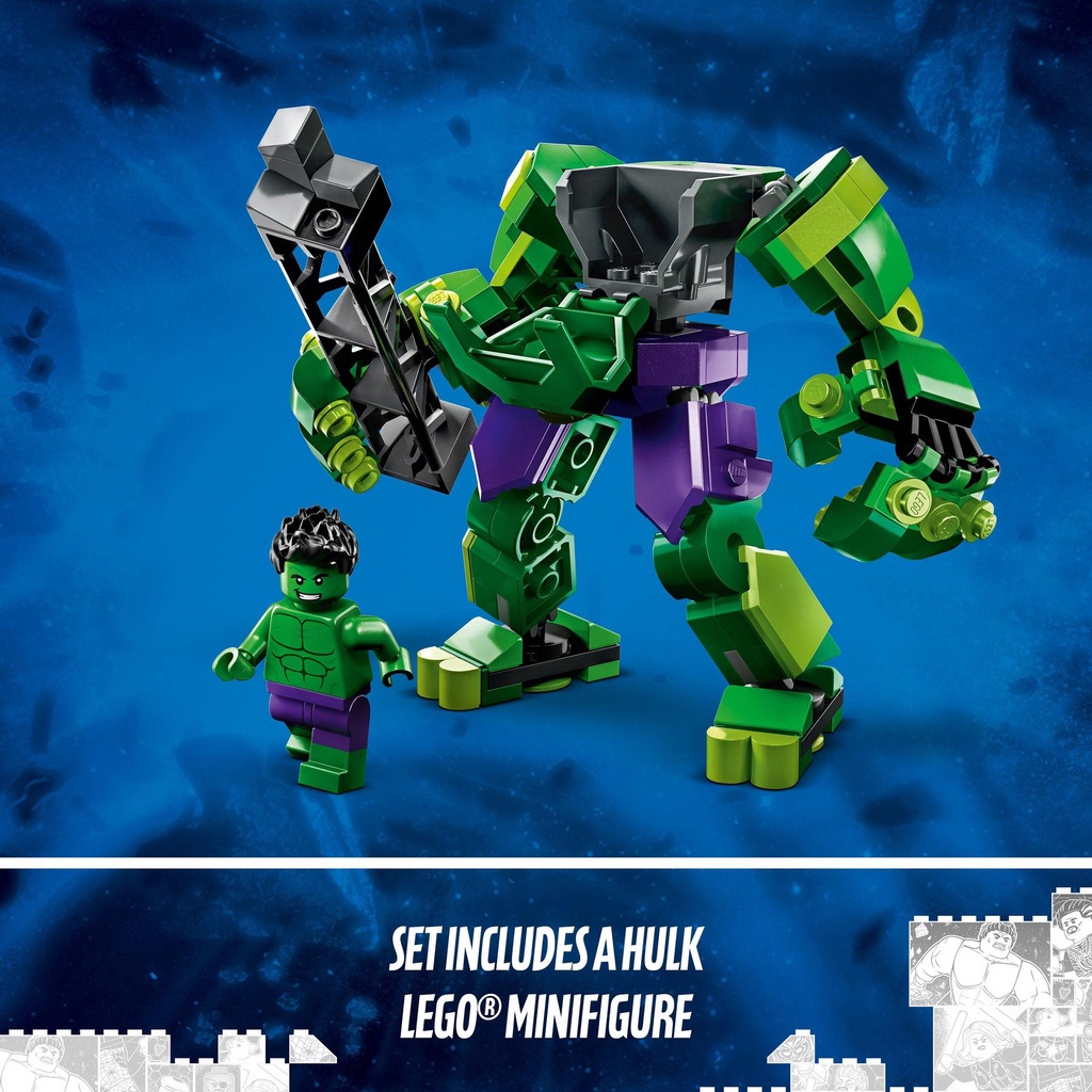 [Mã LIFEMC06CBAU giảm 50k đơn 350k] LEGO Super heroes 76241 Chiến Giáp Hulk (138 Chi Tiết)