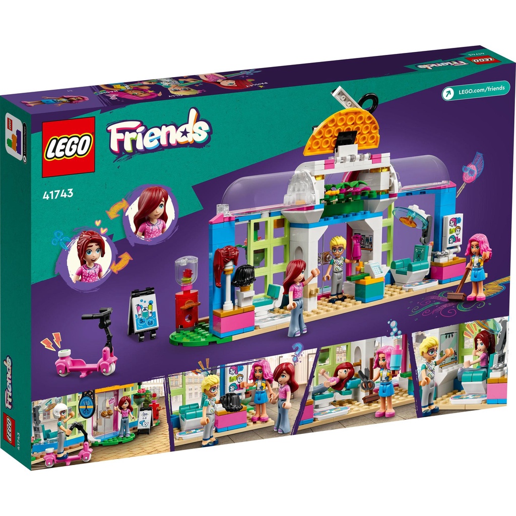 [Mã LIFEMC06CBAU giảm 50k đơn 350k] LEGO Friends 41743 Tiệm Làm Tóc Thành Phố HeartLake (401 Chi Tiết)