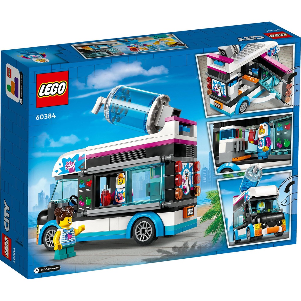 [Mã LIFEMC06CBAU giảm 50k đơn 350k] LEGO City 60384 Xe Kem Tuyết Của Penguin (194 Chi Tiết)