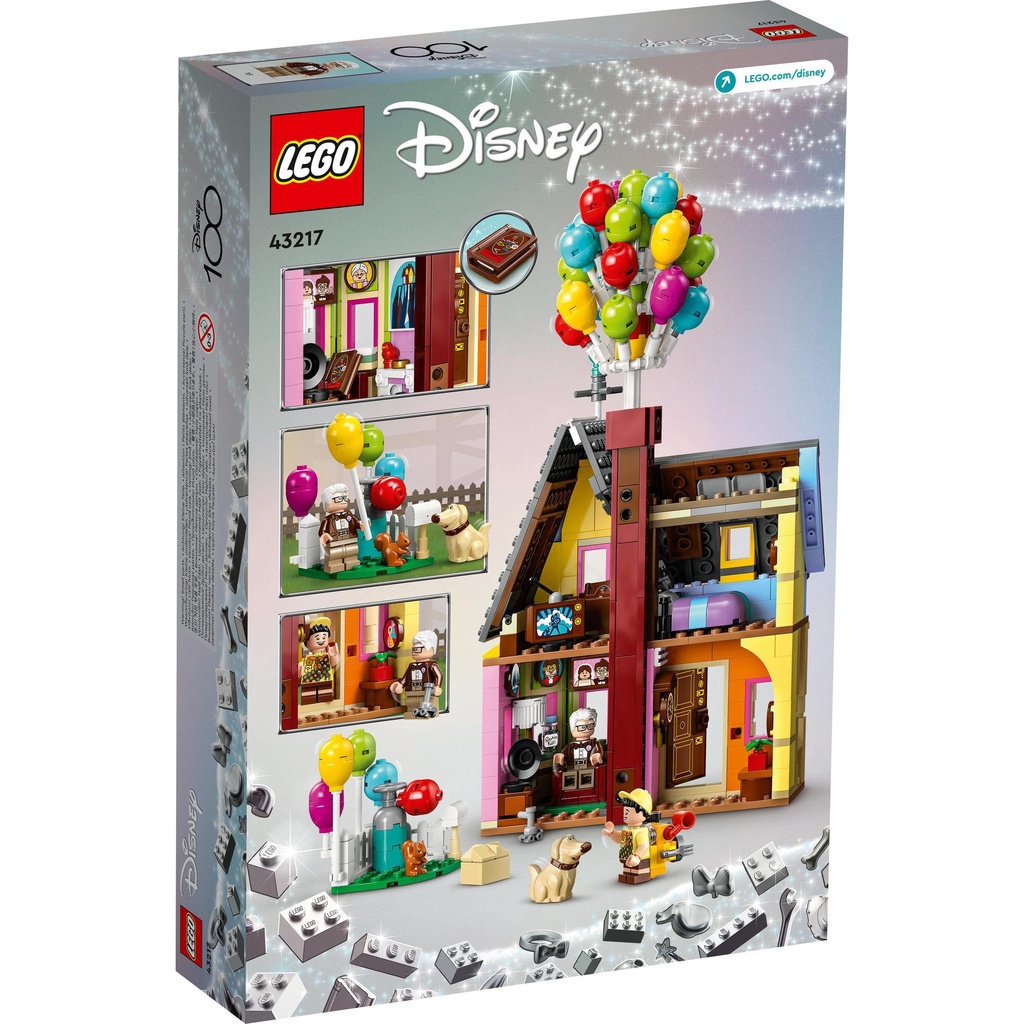 [Mã LIFEMC06CBAU giảm 50k đơn 350k] LEGO Disney Classic 43217 Ngôi Nhà Bóng Bay UP (598 chi tiết)