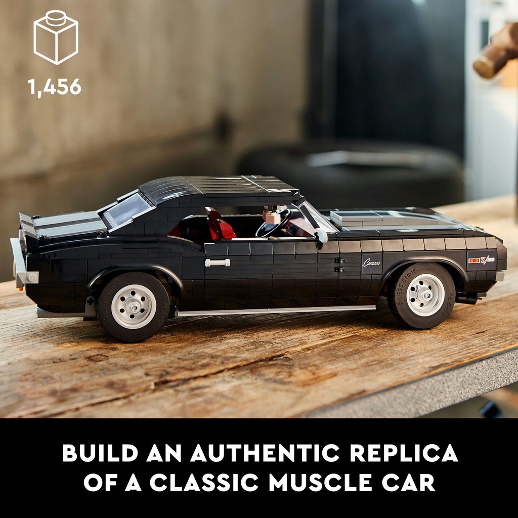 [Mã LIFEMC06DBAU giảm 50k đơn 350k] LEGO Adults Icons 10304 Siêu Xe Ford Mustang 1969 Camaro Z28 (1456 Chi Tiết)