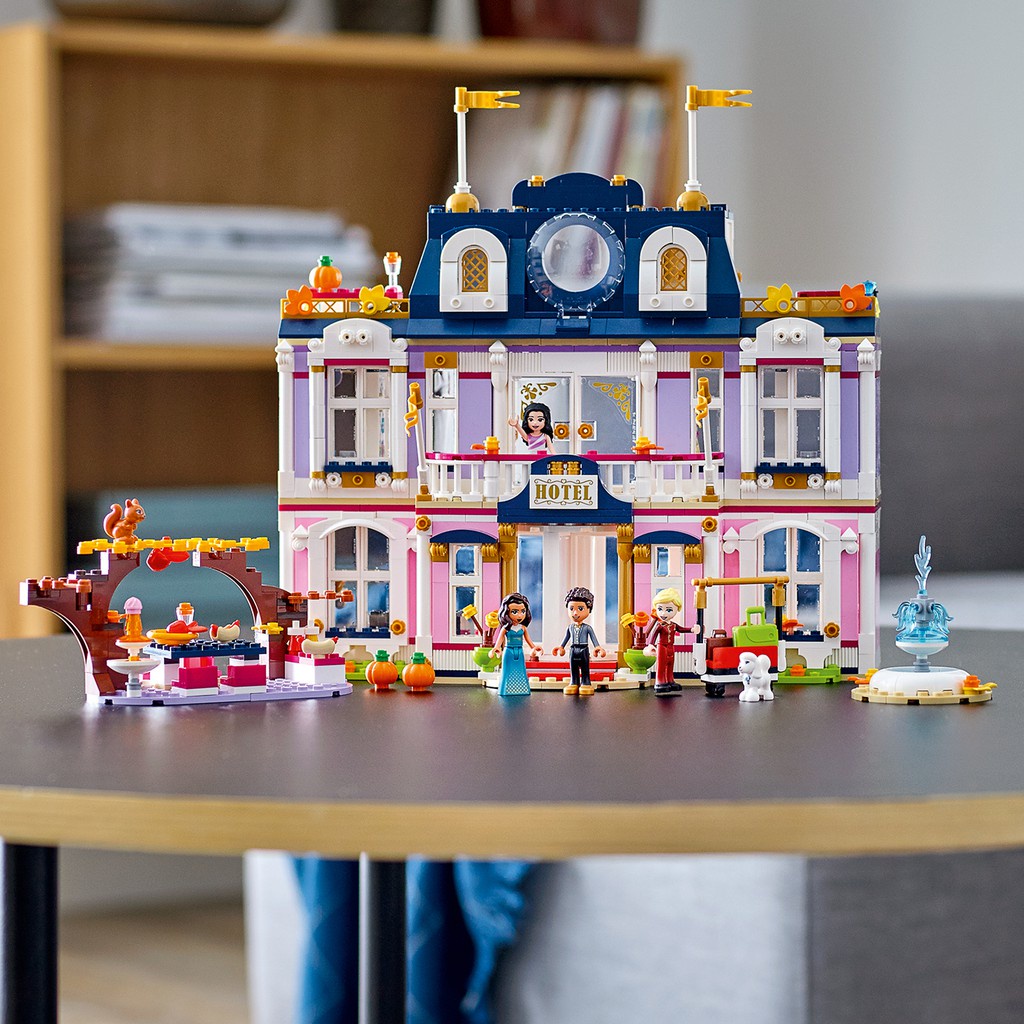 LEGO Friends 41684 Khách sạn thành phố Heartlake (1308 chi tiết) Đồ chơi giáo dục lắp ráp cho bé gái