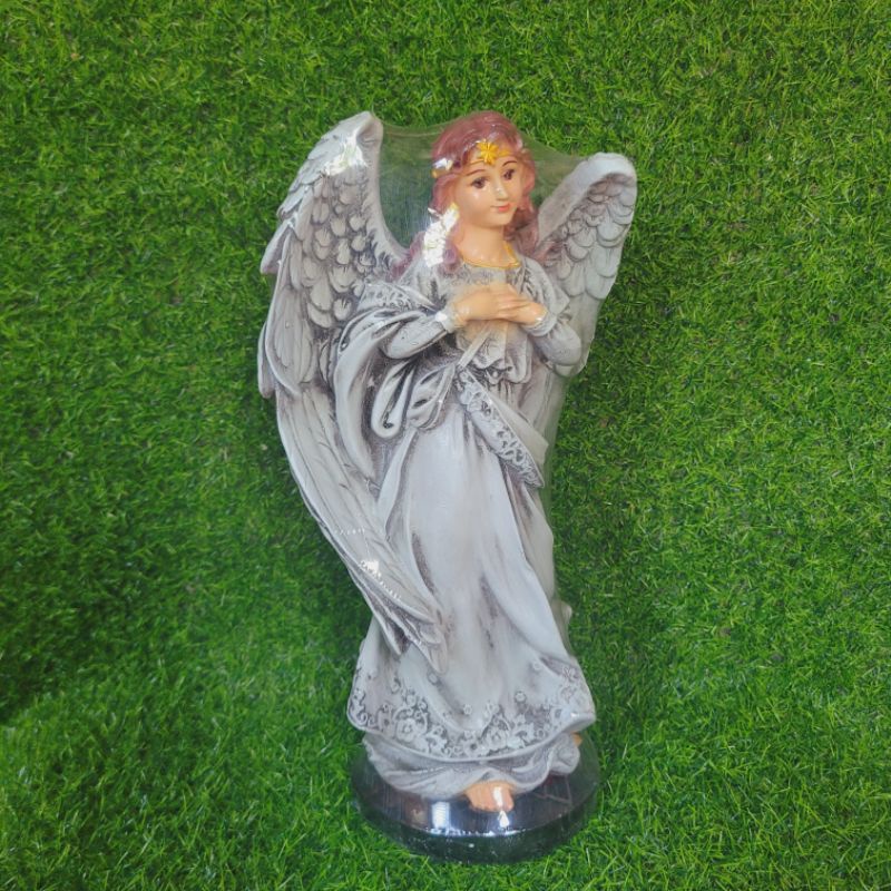 Tượng thiên thần cao 40cm mẫu châu Âu sơn màu trang trí noel mới năm 2023