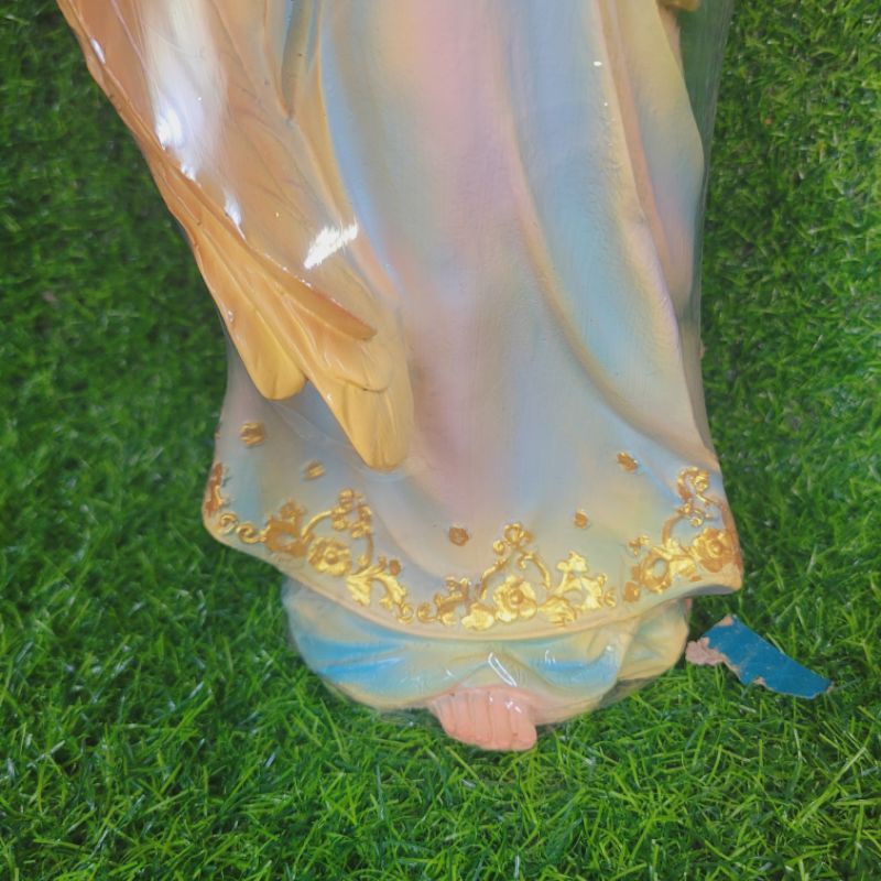 Tượng thiên thần cao 40cm mẫu châu Âu sơn màu trang trí noel mới năm 2023