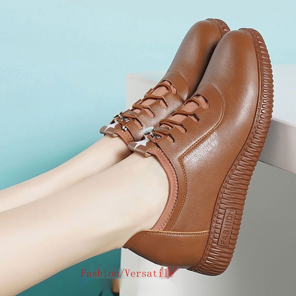 Giày Búp Bê Da Thật Đế Mềm Thời Trang Cao Cấp Cho Nữ