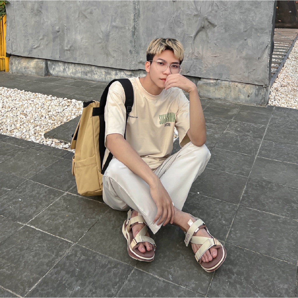 Giày Sandals F8 Shondo Be Nâu F8M2925