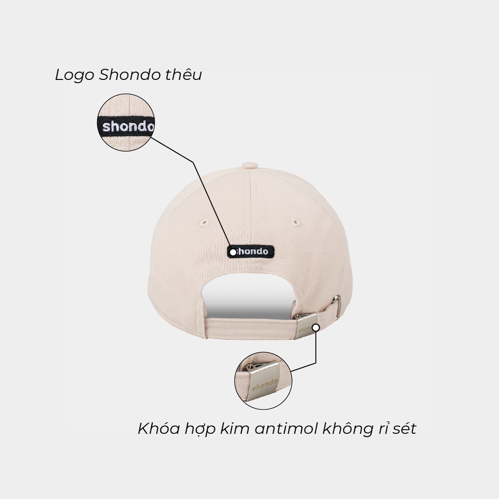 Nón Kết Be Thêu 2 Chữ SHONDO NONSH29