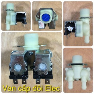 Van điện từ cấp nước máy giặt electrolux - van cấp đơn - đôi mg electd