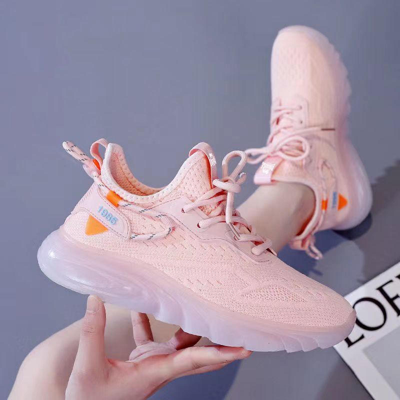 Giày Thể Thao feiwei Phối Lưới Thoáng Khí Trọng Lượng Nhẹ Thoải Mái Cho Nữ