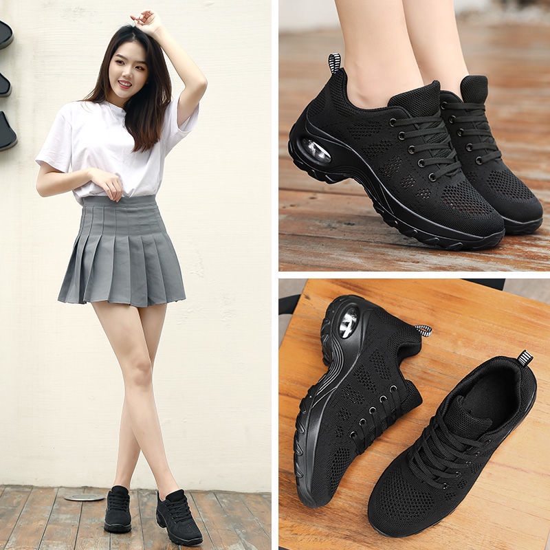 Giày Thể Thao Đế Mềm Mũi Vuông Thời Trang Cho Nữ