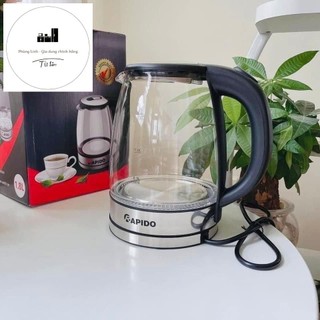 Ấm siêu tốc thủy tinh RK1818 Rapido
