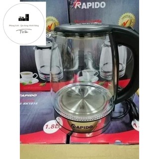 Ấm siêu tốc thủy tinh RK1818 Rapido