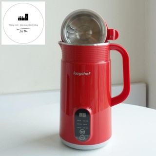 Máy làm sữa hạt Lazychef 800ml nắp inox , máy làm sữa hạt đa năng, máy làm sữa hạt chính hãng