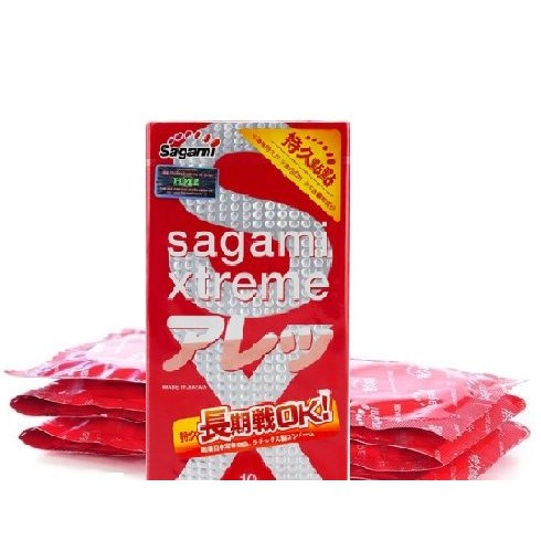 Bao cao su có gai Sagami Xtreme Feel Long 10 bao
