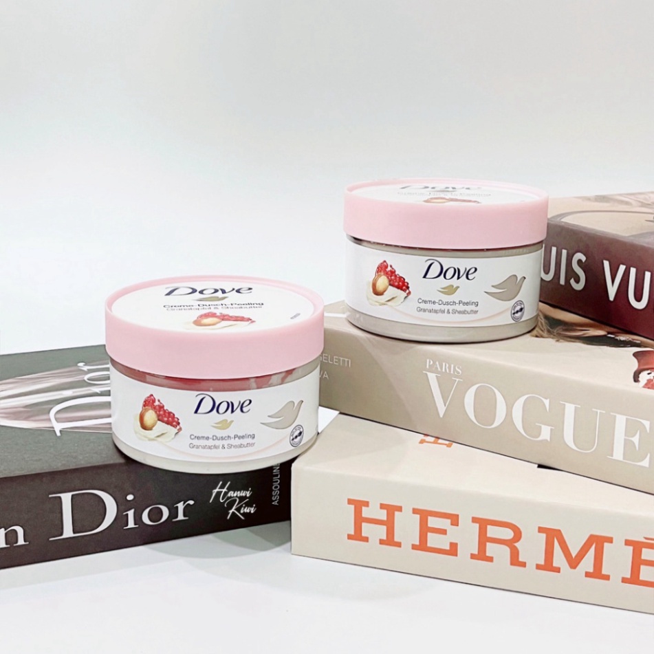 Tẩy Da Chết Toàn Thân Dove Exfoliating Body Polish Macca bản Đức 225ml AC8