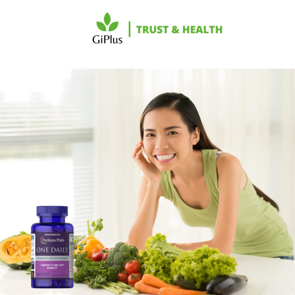 Viên Uống Puritan’s Pride One Daily Women’s Multivitamin Bổ Sung Vitamin Tổng Hợp Dành Cho Nữ Giới