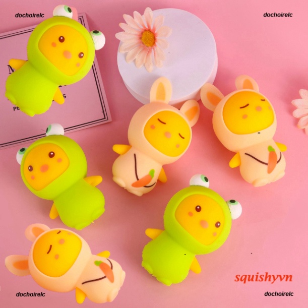 Squishy Ibloom Gấu Dâu