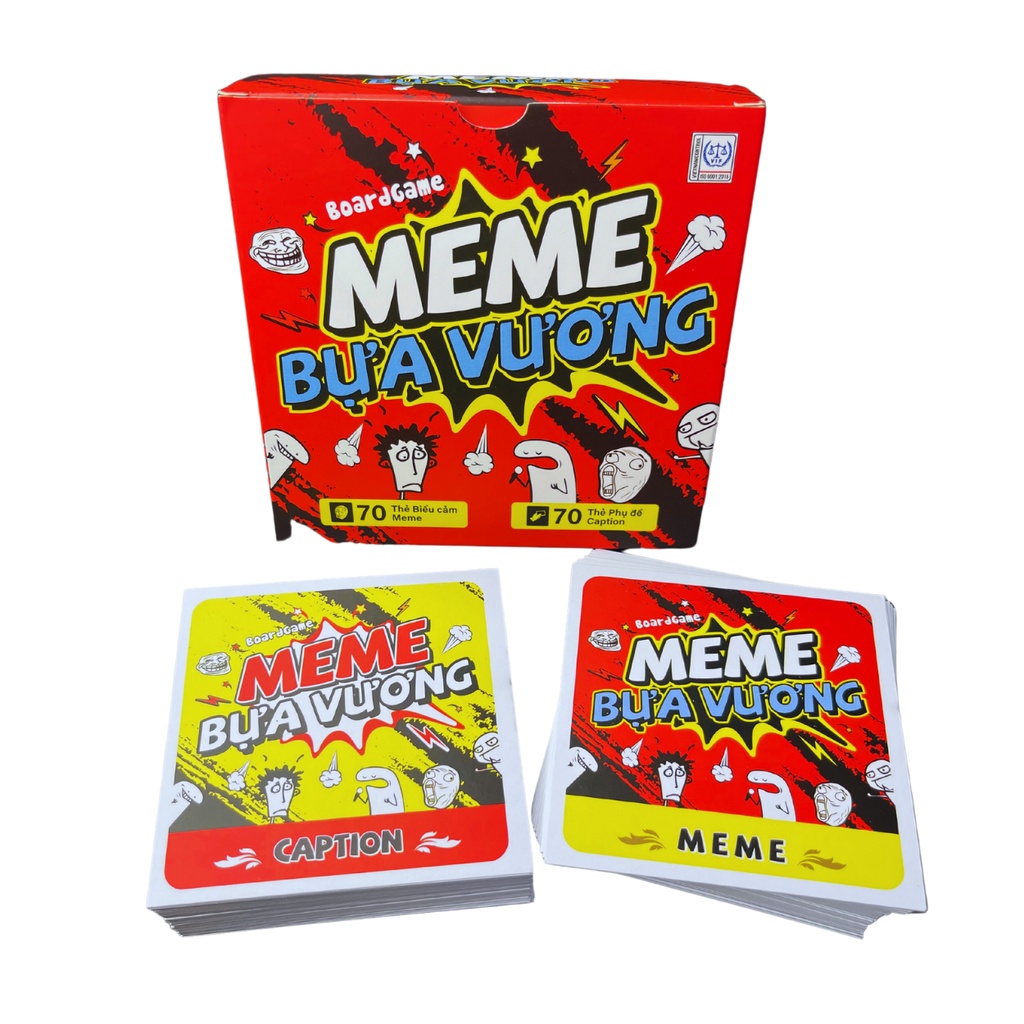 Boardgame Meme Bựa vương LIÊN HIỆP THÀNH, Trò chơi thẻ bài vui nhộn theo trend giới trẻ