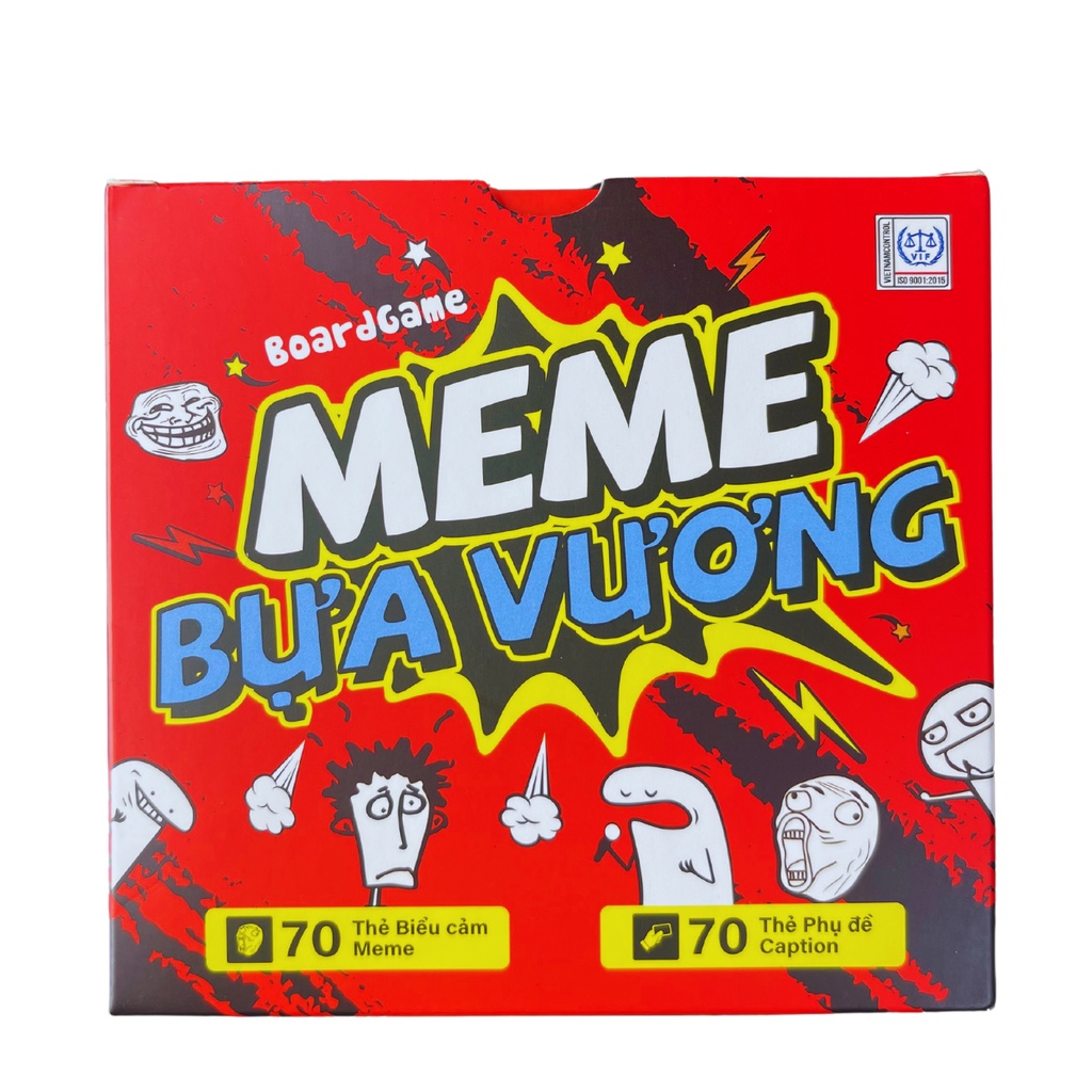 Boardgame Meme Bựa vương LIÊN HIỆP THÀNH, Trò chơi thẻ bài vui nhộn theo trend giới trẻ