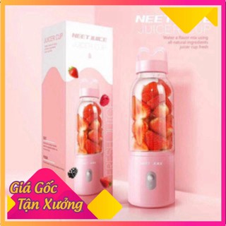 Máy xay sinh tố [BH 1 ĐỔI 1] thương hiệu Meet juice màu hồng, xanh, trắng tiện lợi