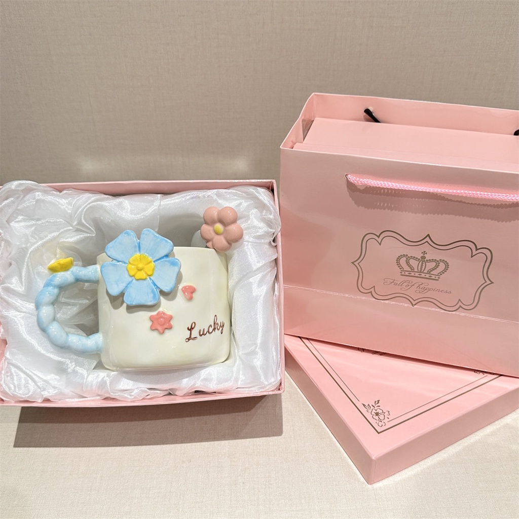 Cốc Uống Nước Bằng Gốm Sức Chứa Lớn Thiết Thực Dễ Thương Làm Quà Tặng Sinh Nhật Cho Bạn Gái / Cặp Đôi