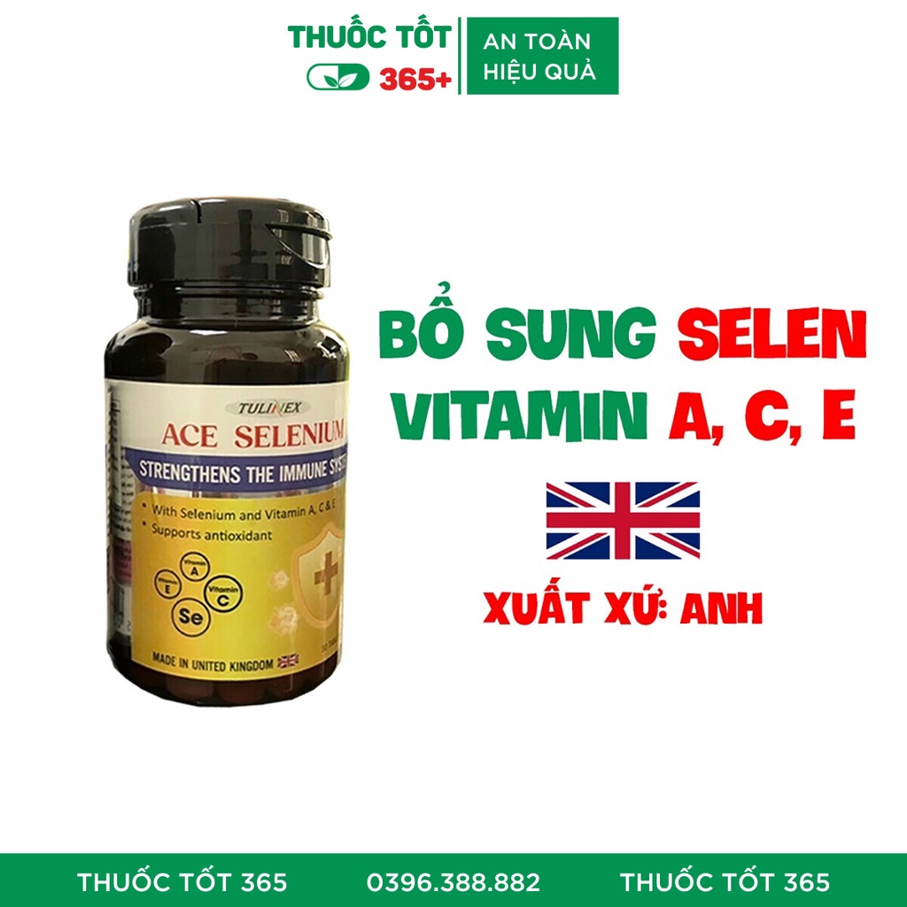 Bổ Sung Selen Và Vitamin A, C, E Giúp Tăng Đề Kháng, Nâng Cao Sức Khoẻ Ace Selenium – Thuốc tốt 365