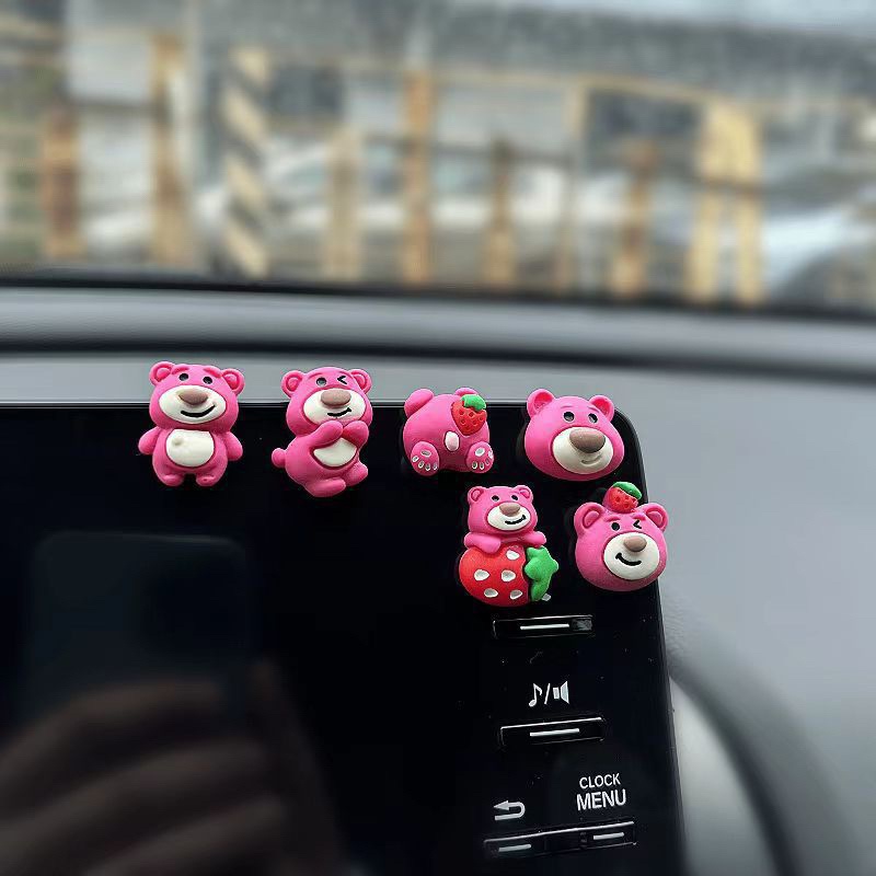 Đồ trang trí ô tô, trang trí bảng điều khiển thú cưng siêu dễ thương