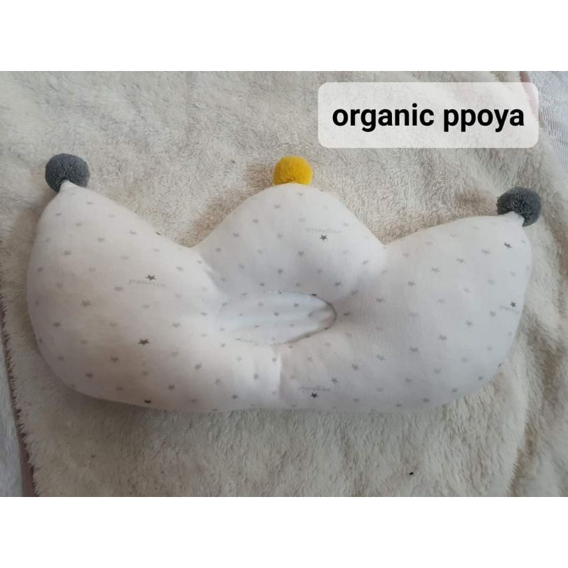 Gối sơ sinh chống méo đầu organic hàn quốc