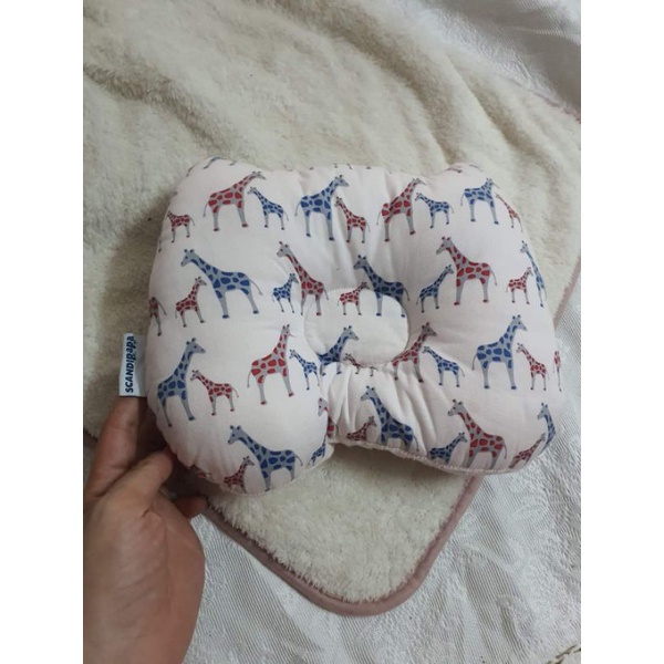 Gối sơ sinh chống méo đầu organic hàn quốc