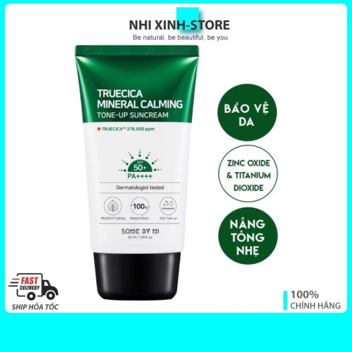 Kem Chống Nắng Some By Mi Truecica Mineral 100 Calming Suncream - HANA