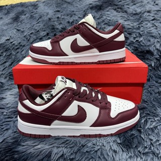 [Ảnh Thậtl] Giày Thể Thao SB Dunk Low Retro Màu Đỏ Mận Bản Siêu  Cấp, Giày JD SB đỏ mận cổ thấp