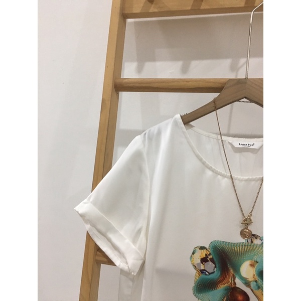 Áo lụa hoạ tiết siêu xịn sang chảnh