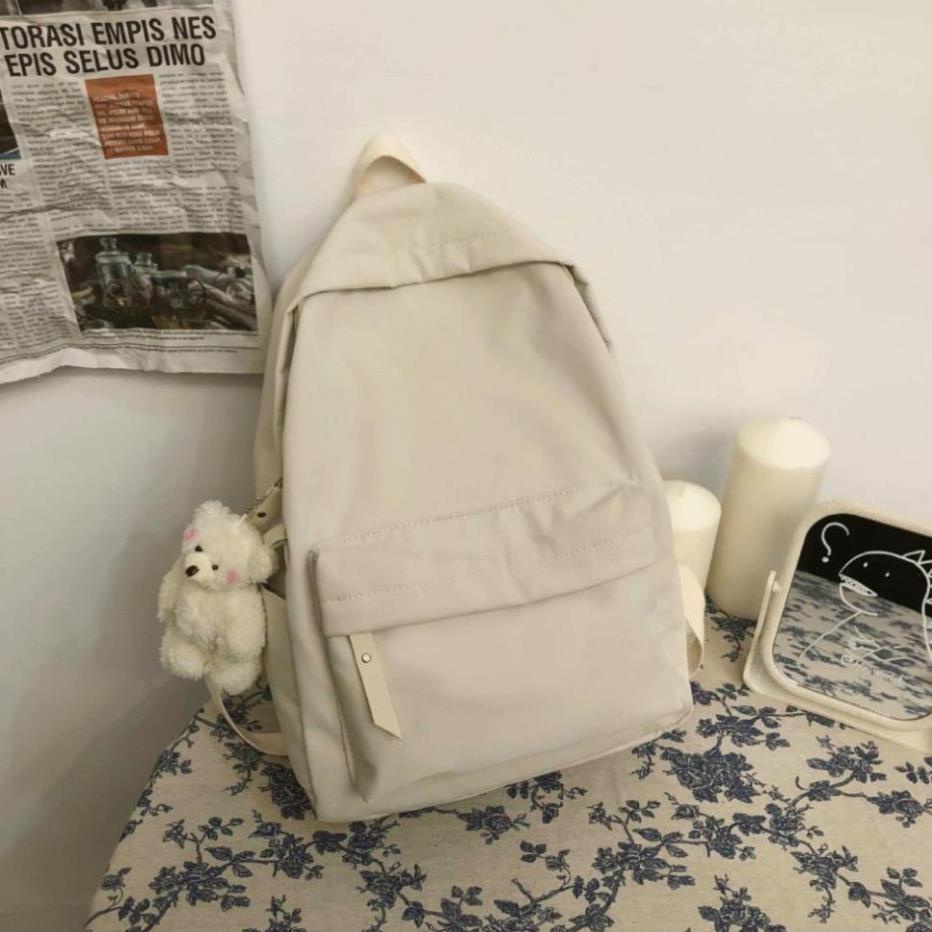 Balo nữ balo nam giá rẻ thời trang đi học đựng laptop phong cách basic ulzzang BL3