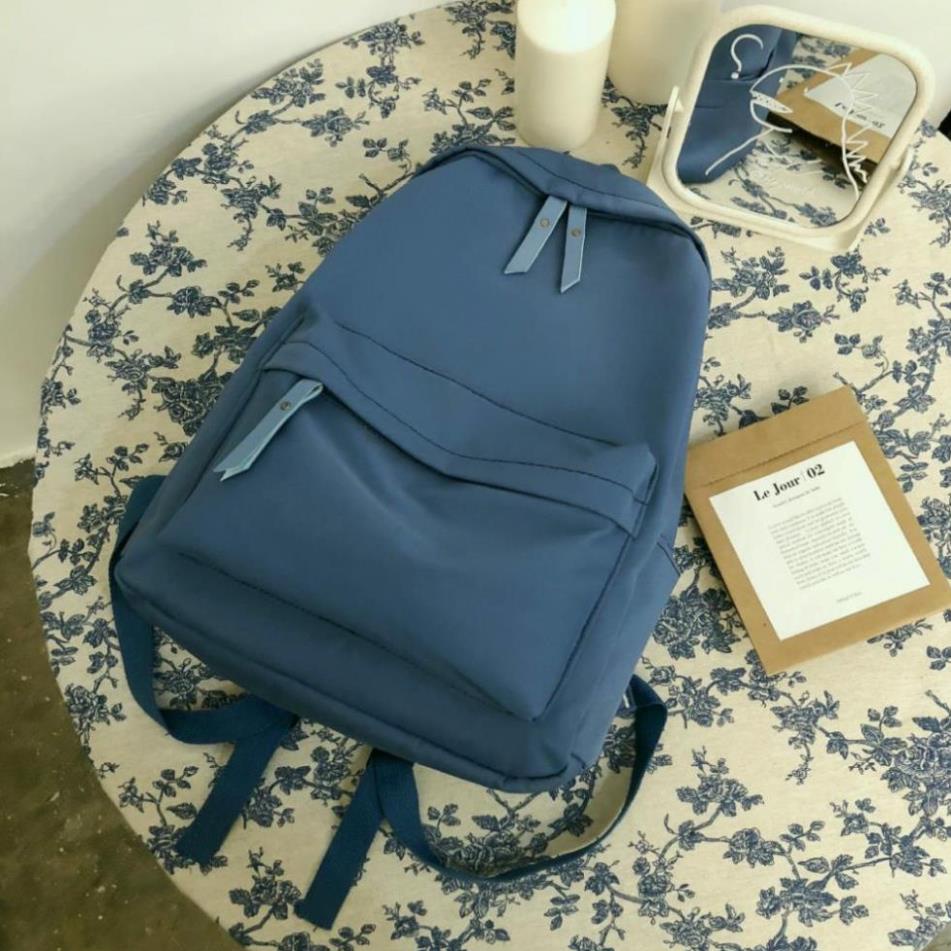 Balo nữ balo nam giá rẻ thời trang đi học đựng laptop phong cách basic ulzzang BL3