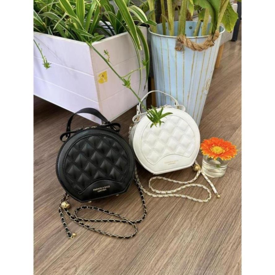 Túi xách đeo chéo nữ dáng tròn thời trang TX60