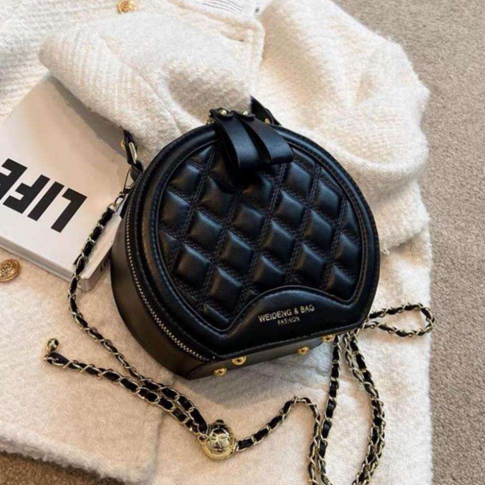 Túi xách đeo chéo nữ dáng tròn thời trang TX60