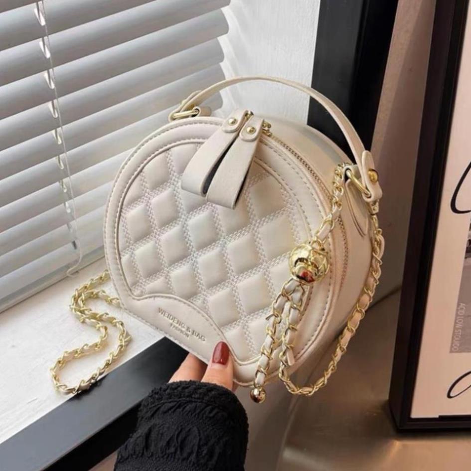 Túi xách đeo chéo nữ dáng tròn thời trang TX60