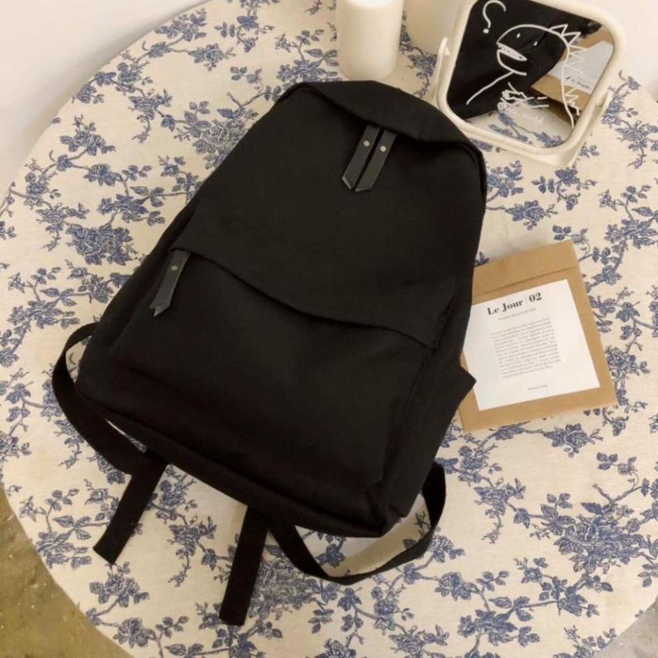 Balo nữ balo nam giá rẻ thời trang đi học đựng laptop phong cách basic ulzzang BL3