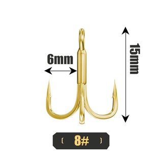 Lưỡi 3 tiêu độ cứng 6x vàng đồng