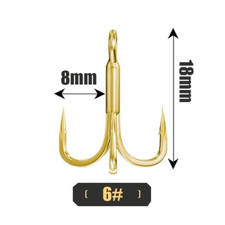 Lưỡi 3 tiêu độ cứng 6x vàng đồng