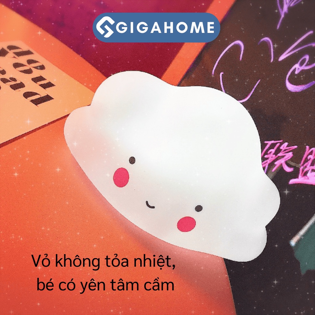 Đèn Ngủ Silicone Cao Su Siêu Dễ Thương Cho Bé GIGAHOME Nhiều Hình Ngộ 5177