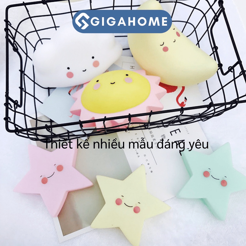 Đèn Ngủ Silicone Cao Su Siêu Dễ Thương Cho Bé GIGAHOME Nhiều Hình Ngộ 5177