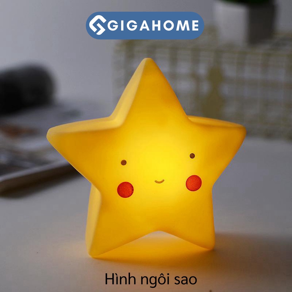Đèn Ngủ Silicone Cao Su Siêu Dễ Thương Cho Bé GIGAHOME Nhiều Hình Ngộ 5177