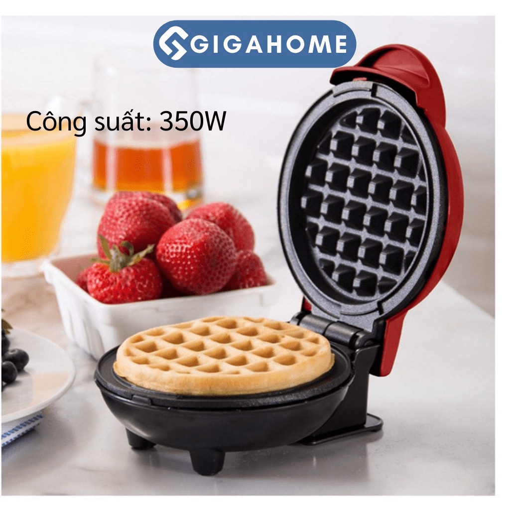 Máy Nướng Bánh Tổ Ong, Crepe GIGAHOME - Chống Dính Cao Cấp 8409