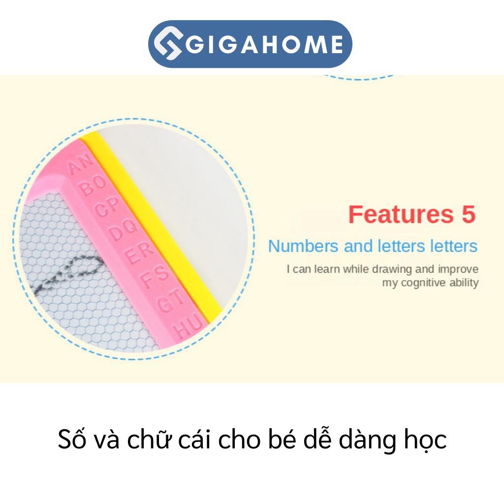 Bảng Viết Tự Xóa Thông Minh GIGAHOMEVN - Giúp Bé Học Tập Sạch Sẽ Hiệu Quả 4304