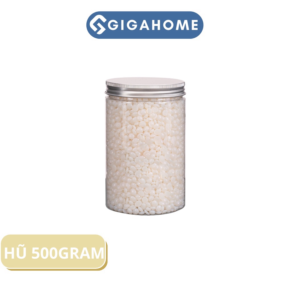 Sáp Wax Lông Ngọc Trai Cao Cấp Siêu Bám Lông, Dành Cho Da Nhạy Cảm GIGAHOME Tặng Kèm Que Silicone 1010