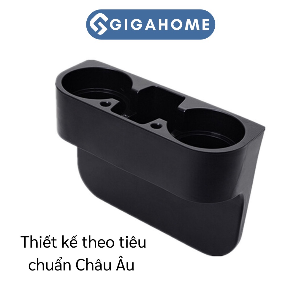 Khay Để Nước Ô Tô GIGAHOME Đựng Đồ Cá Nhân 3 Ngăn Tiện Lợi 7451