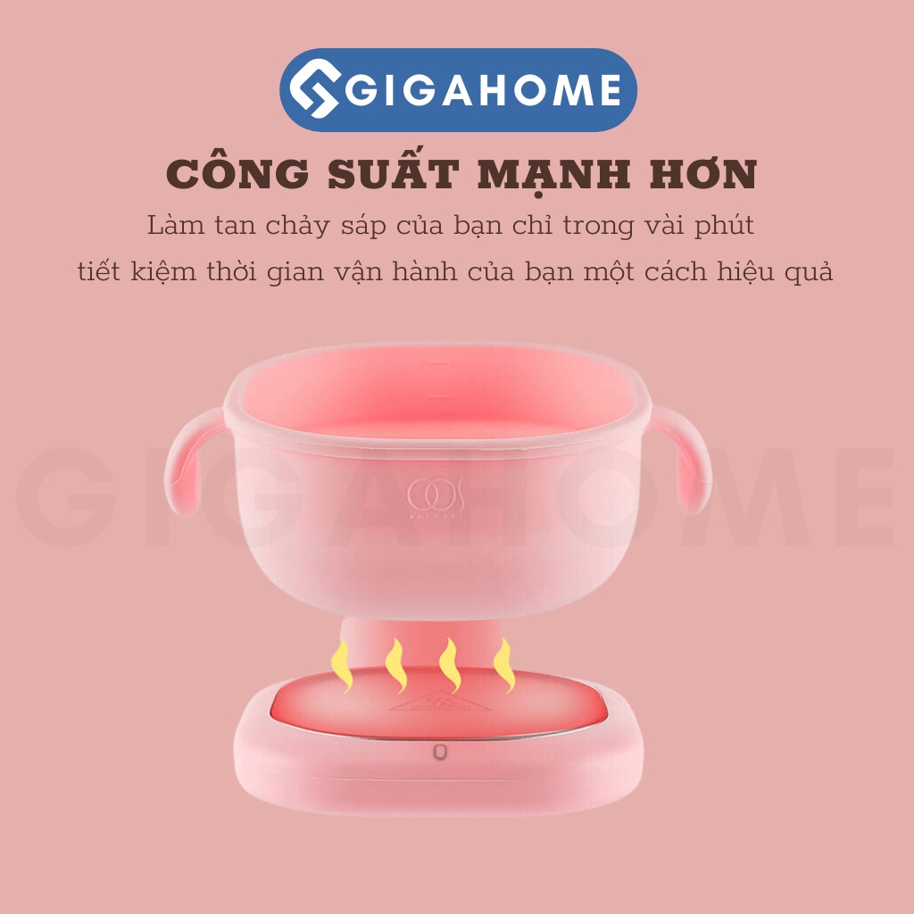 Nồi Nấu Sáp Wax Lông Silicone Chống Dính Có Thể Gấp Gọn, Dễ Dàng Mang Theo GIGAHOME 1092
